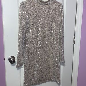 Long sleeve New Years dress
